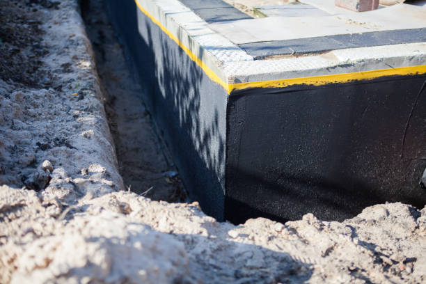 Residential Waterproofing installation at a Madison, NC home by SJ Waterproofing Pros